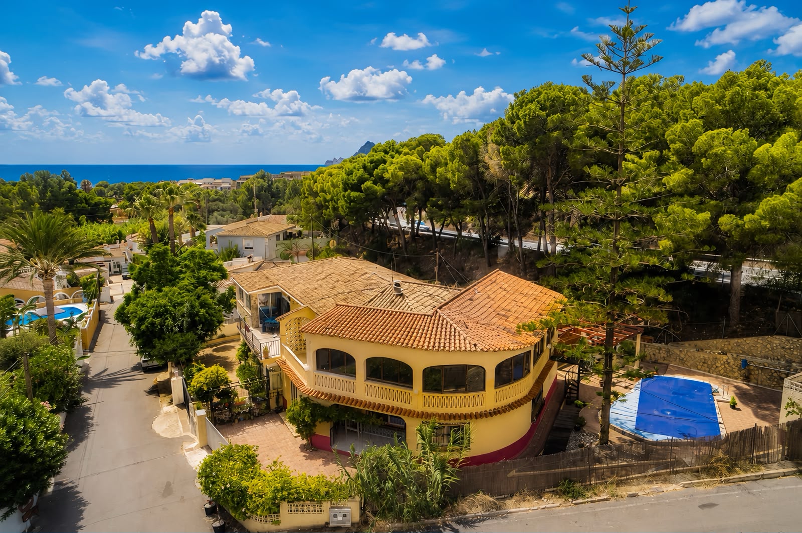 Casa pareada con piscina privada en Galera Baja, Altea — Casa pareada en venta en Altea, Costa Blanca — Miniatura 1